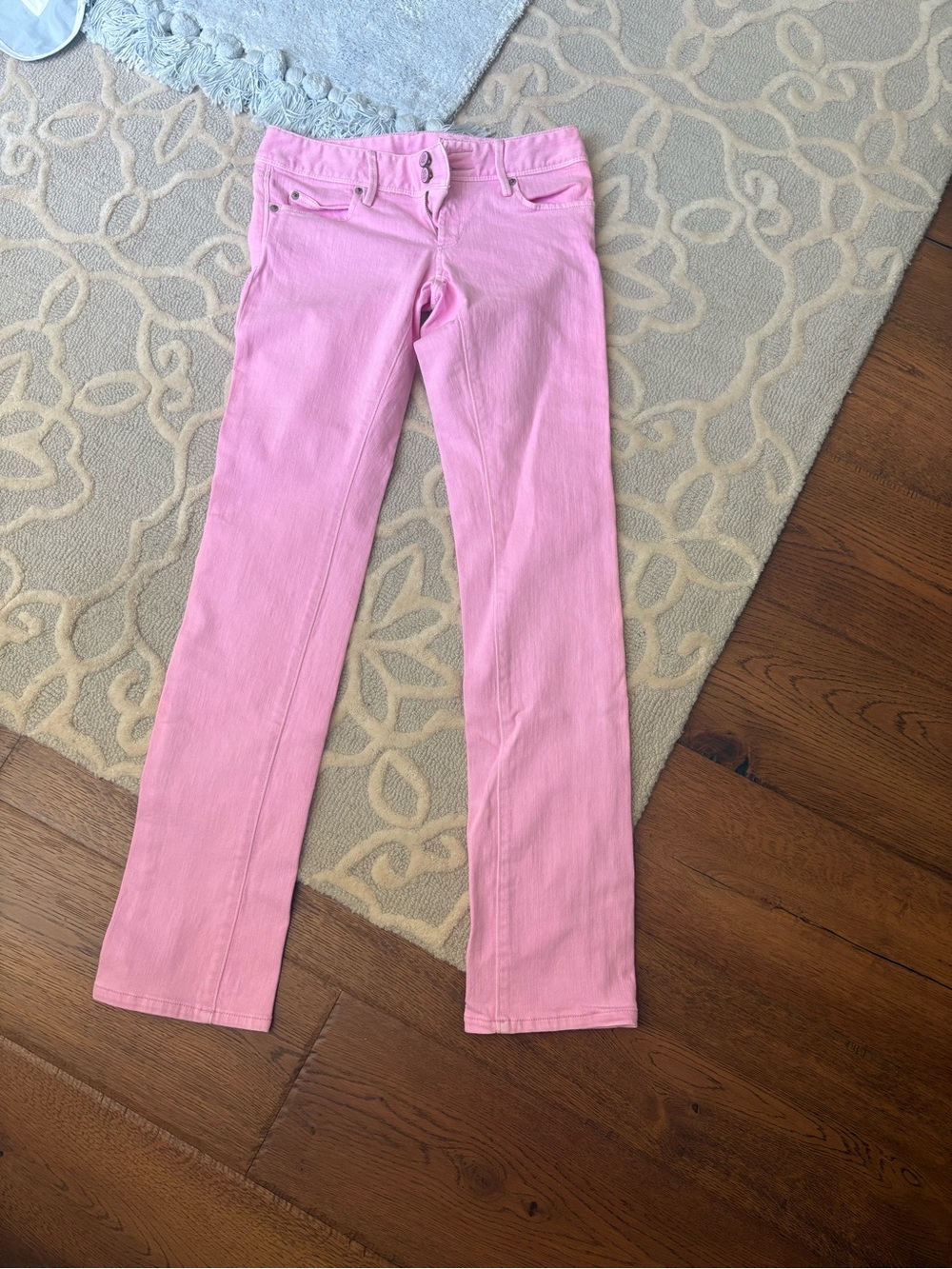 Lilly Pulitzer Pink Straight-Leg Jeans